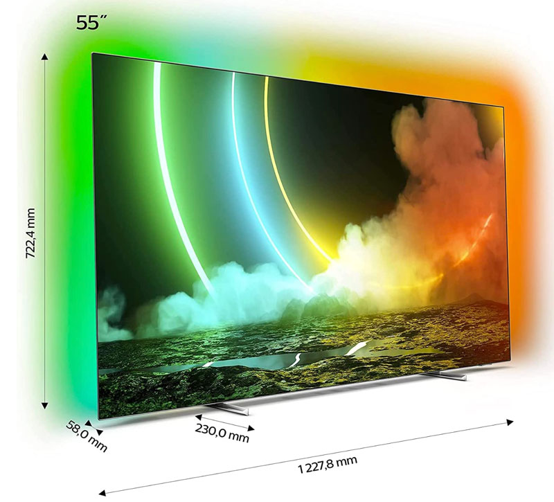 Precio smart TV Phillips 55OLED706 12